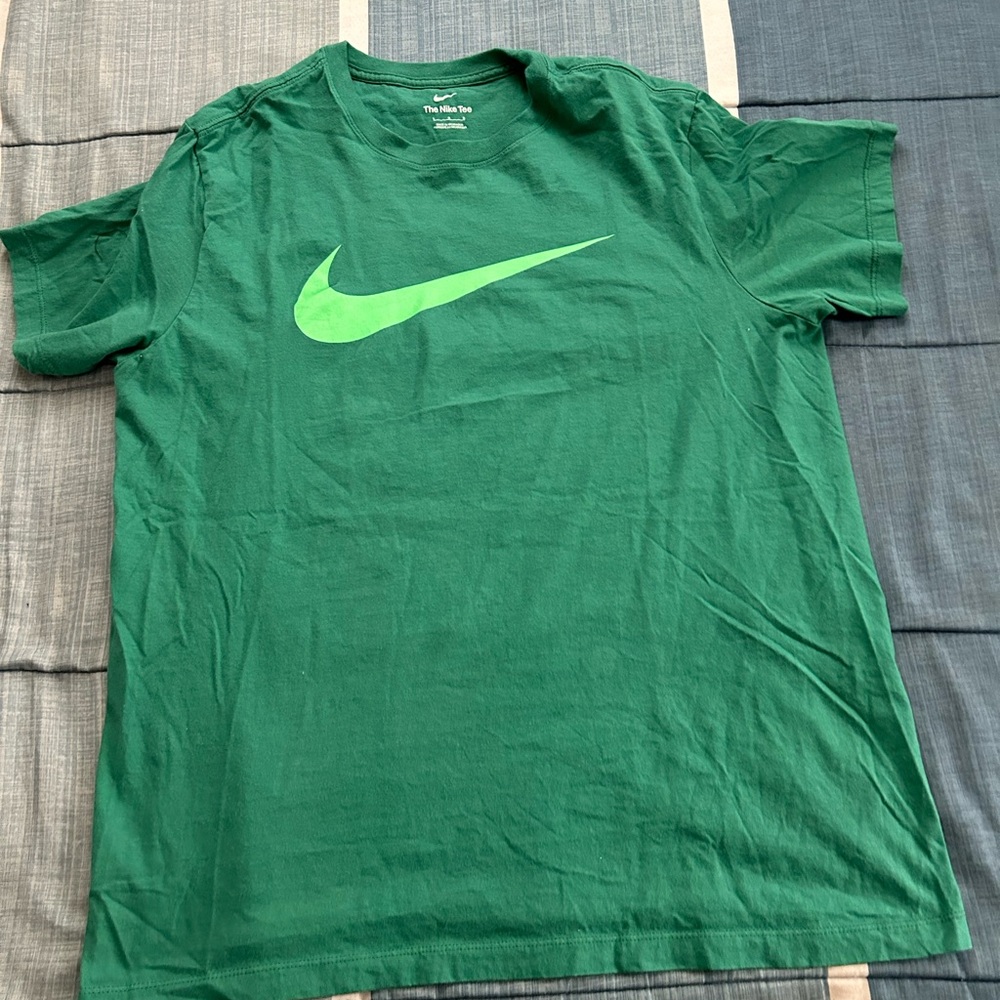 Nike Green Logo Graphic Tshirt, Men’s Large